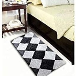Money Home Decor MH furnishings Half Bed Runner Shaggy Bedside Runner (Multicolour,Polyester,Size - 22 x 55 INCHES)-image-20