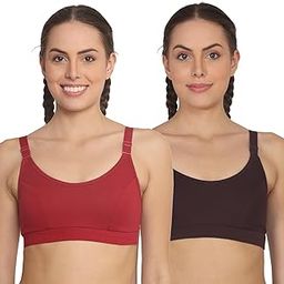 Women T-Shirt Non Padded Free Wired Bra Pack of 2-image-39