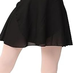 IKAANYA Girls Classic Ballet Wrap Around Skirt for Dance, Classwear or Performance wear-image-37