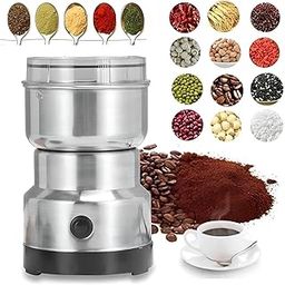 Stainless-Steel-Multifunctional-Grinder-Machine-Spice-Grinding-Portable-Electric-Grain-Mill-Grinder-Dry-Fruit-Steel-Grain-Spices-Cereals-Seasonings-Coffee-Bean-Grinder-Machine-(Pack of 1)-picture-22