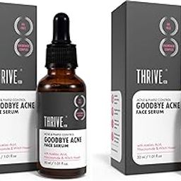 ThriveCo Goodbye Acne™ Face Serum for Pimples | Reduces Acne-Causing Bacteria & Sebum Production | Oil-Free Anti-Acne Serum with Diacnemide| Men & Women, 30ml (Pack of 2)-image-1
