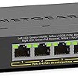 NETGEAR 5 Port PoE Gigabit Ethernet Plus Switch (GS305EPP) - with 4 x PoE+ @ 120W, Desktop or Wall Mount-15
