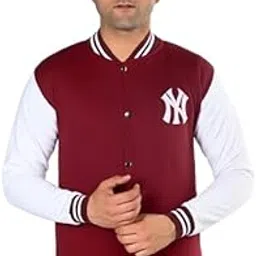 sqs Stylish and Comfortable Solid Bomber Style Jacket for Men-picture-19