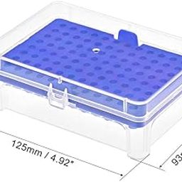 HOMEOTRADE Micro Tip Box – Compatible with 2–10µl Micro Tips | Set of 1 | Durable, Autoclavable & Reusable Plastic Storage for Laboratory Use-14