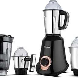 Bajaj Military Series Glamore 1000 W Mixer Grinder With 4 Jars (3 Stainless Steel Jars + 1 Fruit Filter Jar) | DuraCut Blades | Powerful Titan Motor | Unbeatable Toughness | 2 Yrs Warranty【Jet Black】-18