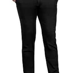 Men Regular Fit Lycra Blend Trousers | Formal Trouser#51-image-58