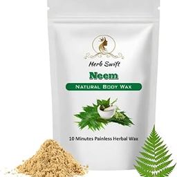 Herb Swift Wax Powder for Hair Removal for Women | Hair Removal Powder | Painless Herbal Wax Powder for Hair Removal, All Skin Types Hands, Legs, Underarms, Bikini & Intimate Area 100 GM 1 PCS (Neem)-20
