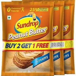 Sundrop Peanut Butter Creamy Sachet, 30 G (Pack Of 3) - 90 Gm-picture-7