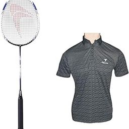FLYPOWER BADMINTON RACKET AGNI 2 WITH T-SHIRT NIAS BLACK SIZE XL-image-95