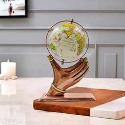 CraftVatika Home And Office Decorative Globe Metal Table Top Showpiece Globe,Home House Decoration items,Decor and Gift for Living room, Bedroom, Showcase,Office Desk,Interior (Type 3)-image-51