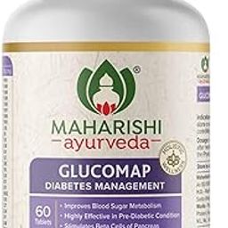Maharishi Ayurveda Glucomap For Diabetes Management With Jamun,Karela,Neem,Arjuna Help Control Blood Sugar Levels Natural Glucose Regulator Helps In Blood Sugar Metabolism 60 Tablets Pack Of 1-16