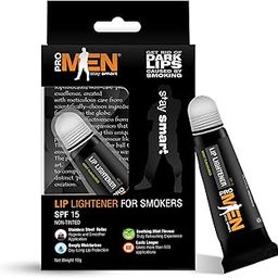 PRO MEN Promen Lip Lightener Roller Balm For Smokers With Spf15, Relieve Dry And Flaky Smoker Lips | Lip Mask For Dry & Chapped Lips (Mint) 10Gm-27