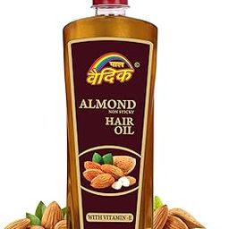 Pal Vedic Almond Non-Sticky Hair Oil, Sweet Almond Oil, Rich in Vitamin-E, For Healthy Hair & Skin, Sharpens Brain, Improves Digestion Extracted From Almonds (500ML)-image-16