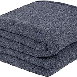 BSB HOME 3000 TC Woolen Blanket Warm and Super Soft Heavy Weight Single Bed Blankets for Heavy Winter (Silver & Grey,90X60 inches,1.4KG)(Grey) fireresistant, Reversible| TC - 220-18