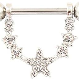 Five-Pointed Star Nipple Ring | Stainless Steel Body Jewelry for Women & Men-image-27
