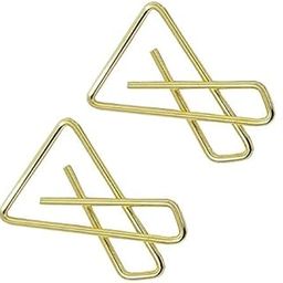 Fashion Plain X Shape Saree Safety Pin Beautiful Sari Ethnic Clip Brooches Hijab Pin For Women's and Girl's (Simple Gold)-image-5