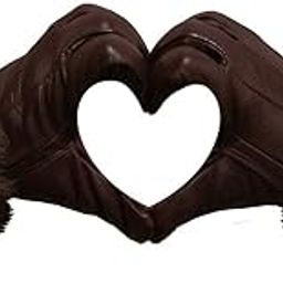 Women & Girl's Wrist Winter Soft and warm Covered Finger Rabbit Fur Gloves/Mittens (Warm, Windproof, Wool)-(Brown; Free Size)-image-36