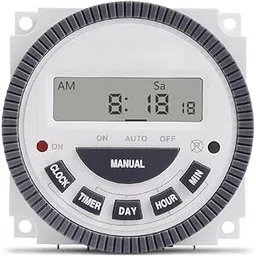generic Pace-Innovations Digital Timer Programmable Time Switch 4 Pin 30amp AC-220V with LCD Electronic Timer Switch - Pack of 1-picture-7