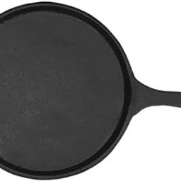 Cast Iron Roti Tawa | Heavy-Duty Iron Griddle for Roti, Chapati, Dosa, Paratha | Pre-Seasoned & Induction Compatible Flat Tawa | Traditional Indian Cookware (9 Inch)-image-41