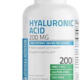 Hyaluronic Acid 200 MG High Potency Joint Health & Healthy Skin Support, Non-GMO, 200 Vegetarian Capsules-16