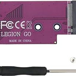 suckoo for Lenovo Rescuer Legion Go Handheld Conversion 2242 to 2280 SSD Hard Drive Expansion High Capacity Card NVME M-Key M.2 PCIE 4.0 3.0 Gold Finger Adapter Upgrade Converter Board Purple-11