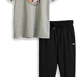Amazon Brand - Symbol Boys Printed T-Shirt and Solid Joggers Set-image-68