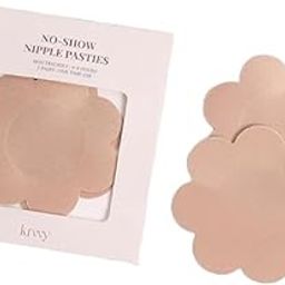 No-Show Nipple Pasties | 5 Pcs Nipple Covers | Disposable Nipple Breast Covers for Women (5 Pairs)-image-95