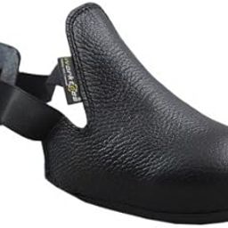 Worktoes Buff Black Breathable Leather Toe Guard (WORKTOES_10) - 10-42