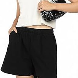 Women's Cotton Easy Shorts | 100% Cotton Casual Shorts-image-11
