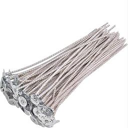 UKIYO international - Candle Making Wicks Eco Braided Wick 5 Inch 3MM Thick Pretabbed Cotton and Paper Prewaxed Wicks for Soy Wax Candles (50)-image-48