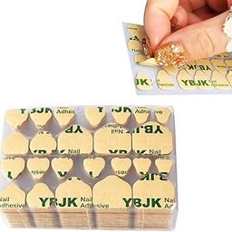Anzailala Nail Stickers Waterproof Nail Glue Sticker Upgrades Super Sticky Glue for Nail Extension(5 Sheets)-35