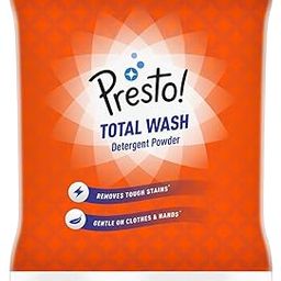 Amazon Brand - Presto! Total Wash Detergent Powder 500g-27