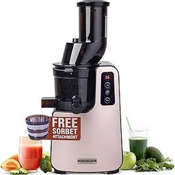 Hamilton Beach Professional Cold Press Slow Juicer with FREE Sorbet Attachment, Smart PurePress Technology, Slow Juicer for Fruits & Vegetables-13