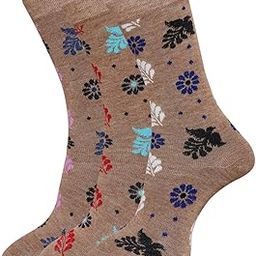 Ultra Woolen Thumb Socks For Women's Ankle Length Cotton Socks, Free Size, Pack of 3 (Multicoloured)-image-46