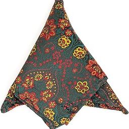 Men's Microfiber Dark Green Pocket Square-image-23