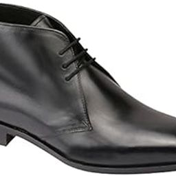 Men's Tiverton Black Leather Formal Boot-image-78