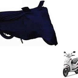 Auto Hub TVS Wego Bike Cover Waterproof Original/Wego Cover Waterproof/Wego Bike Cover/Bike Cover Wego Waterproof/Wego Body Cover/Bike Body Cover Wego with Ultra Surface Body Protection (Navy Look)-image-9