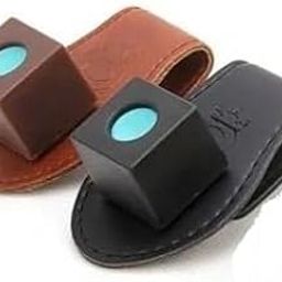 ABA Snooker Billiard Pool Cue Strong Magnetic Chalk Holder with Belt Clip Accessories (Black & Brown)-picture-25