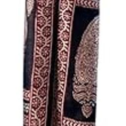 Natural Mulberry Silk Muffler | Traditional Unisex Stole | Lightweight Soft Wrap (Red Black Strip)-picture-9