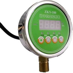 MYADDICTION ZKY-100 1 Channel 24V Digital Pressure Gauge Gas Pressure Tester -100KPa-0-21