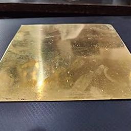 VAKOOBA Brass Sheet 0.5mm x 100 mm x 100mm-image-1