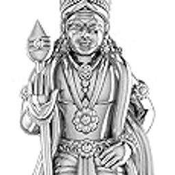 Sterling Silver (92.5% purity) God Kartikeya Pendant for Men & Women Pure Silver Lord Locket for Good Health and Wealth-image-79