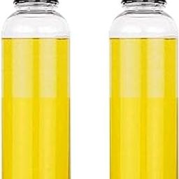 DIHOK Plastic Oil Dispenser Combo Spout for Easy Pouring Leak-Proof Soy Sauce Vinegar Storage Oil Dispenser for Kitchen 1 Litre-(Pack of 2)-image-121