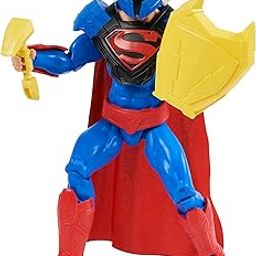 DC Comics Superman Man of Steel Action Figure, 30 cm, Fully Poseable Figure with 9 Pieces of Equipment for Exciting Role Play, Toy for Children from 4 Years-47