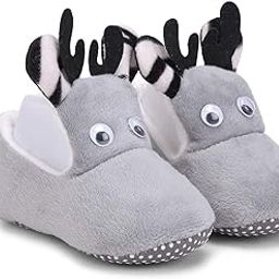Baby Boys & Girls 3 TO 12 Months Skin Friendly Comfortable & Breathable Animal Printed Booties-image-41