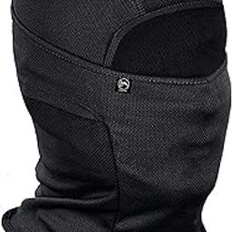 BISMAADH Polyester Blend Face Mask Pro For Bikers, Riding, Cycling, Running & Hiking Protects From UV Rays, Wind, Sun, Dust 4 Way Stretch - Face Protection Balaclavas For Men & Women-Black, Large-image-80