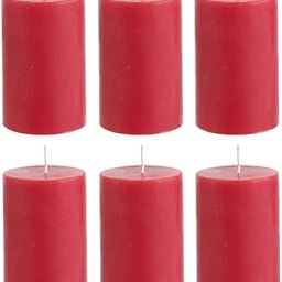 Blue Moon Creations- 2X2 Inch Red Rose Scented Red Pillar Candles Combo Set Of 6 For Love Spell, Home decor, Decoration, Birthday, Ritual, Healing, Reiki, Spa, Meditation, Money / SmokeLess/ DripLess/ OdourLess/ Long Burning-image-28