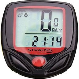 Strauss Bicycle Speedometer, (Black/Red)-picture-32