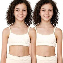 Adira | Beginners Bras for Girls 13-14 Years | Uniform Bras | Teen Bras with Flat Padding for Coverage | Gives Confidence at School | Comfortable Strecthy Cotton | Pack of | Sizes XS - XXL-picture-38