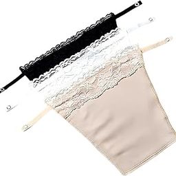Camisole for Women - UltraComfort Cleavage Cover for Women- Set of 3 (Free Size), Clip On Camisole for Women, Deep Neck Cover Up Inners, Adjustable Coverage-image-3